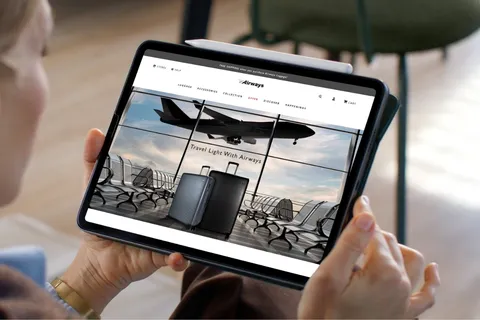 Airways e-commerce store built by O2O Digital
