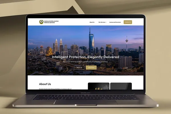 Kawalan Keselamatan Perkasa website designed by O2O Digital