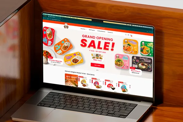 Mama's Delights website designed by O2O Digital