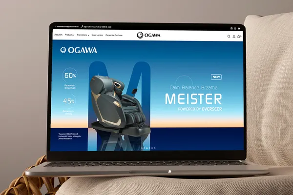 Ogawa website designed by O2O Digital