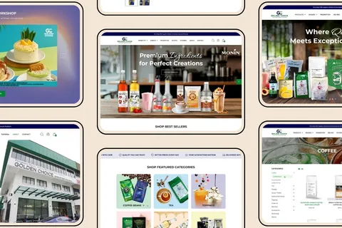 Golden Choice e-commerce store built by O2O Digital