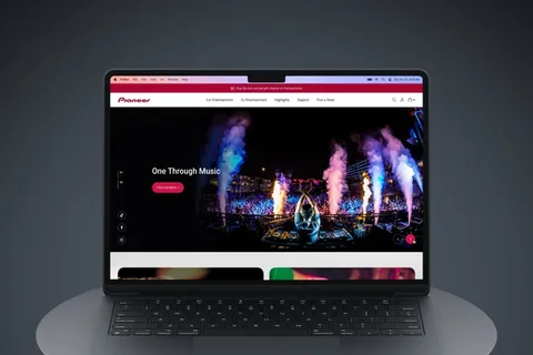 Pioneer e-commerce store built by O2O Digital