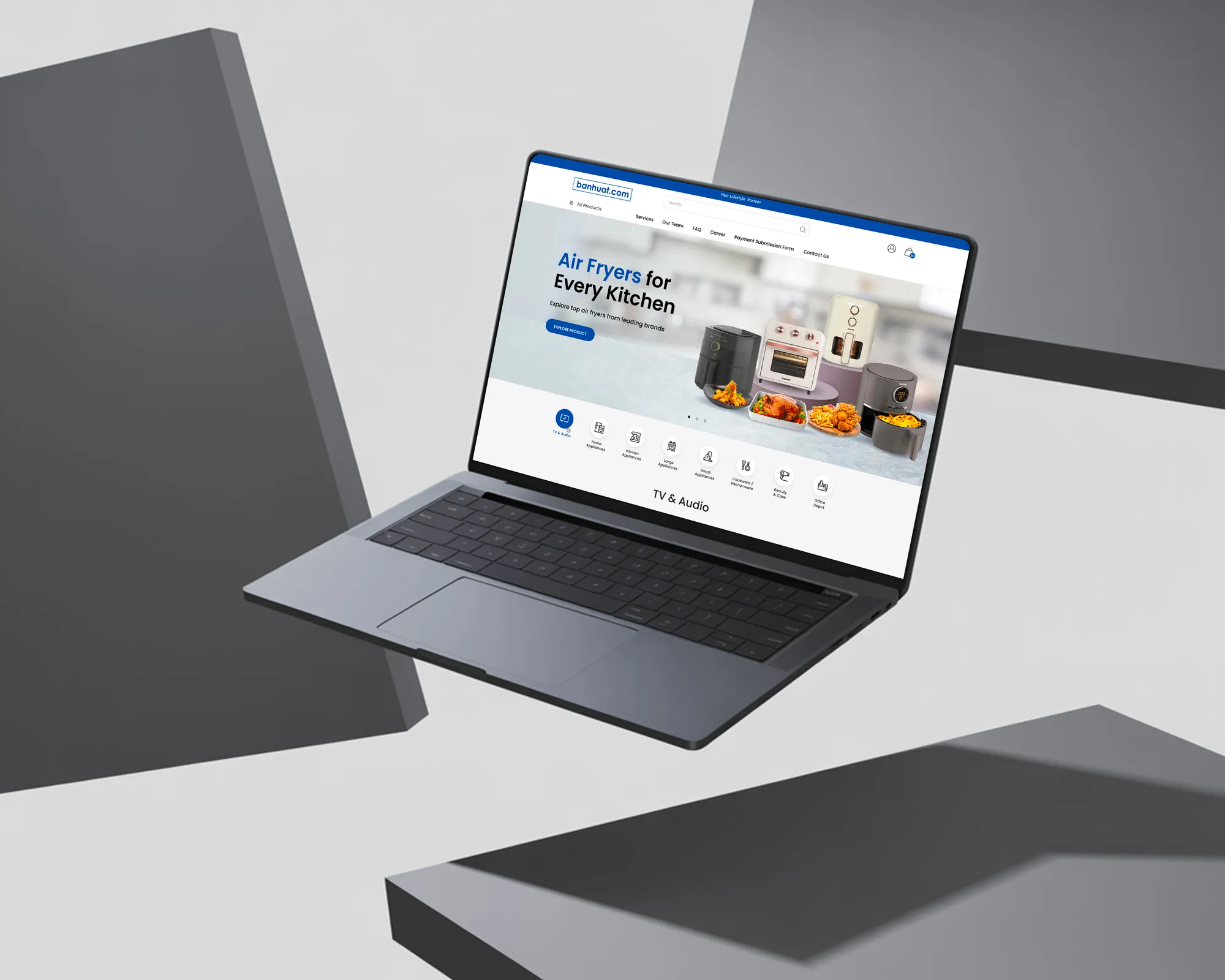 Banhuat e-commerce website built by O2O Digital