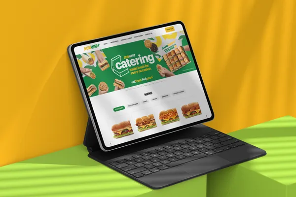 Subway website designed by O2O Digital