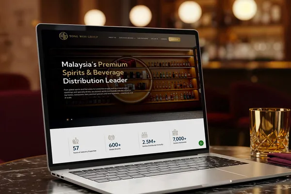Tong Woh Group website designed by O2O Digital
